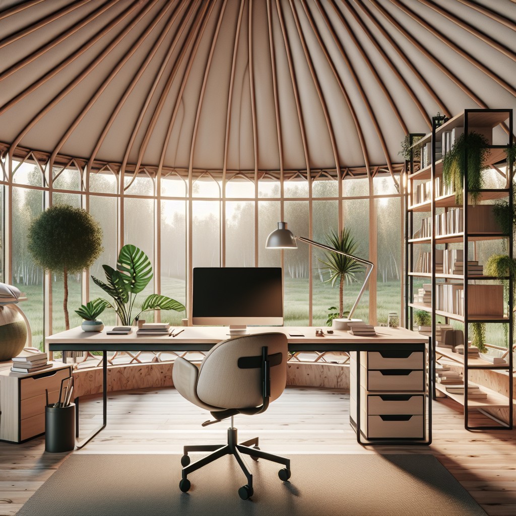 yurt home office ideas