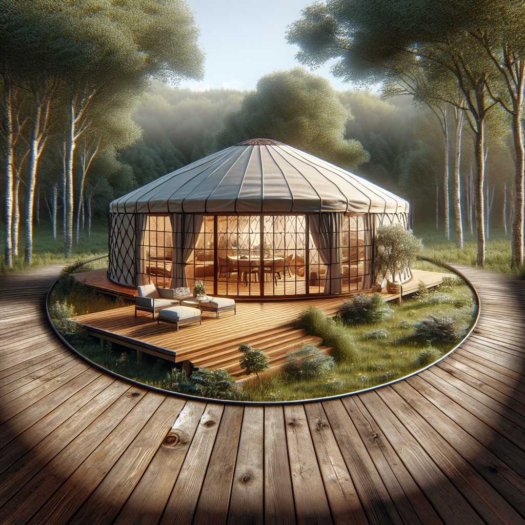 yurts as luxury vacation homes