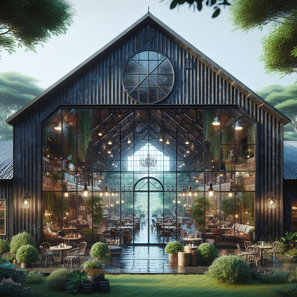 creating a black barn cafe concept