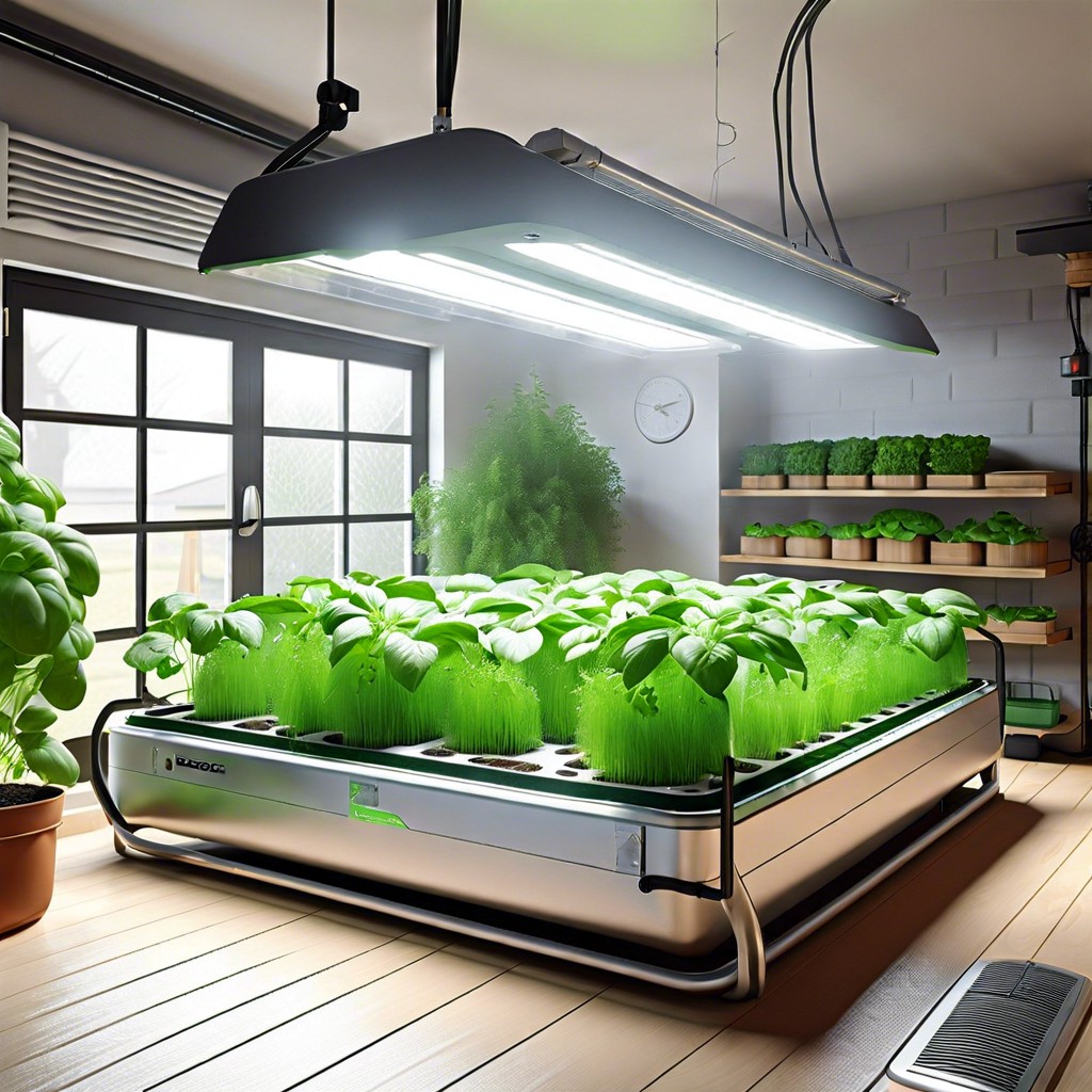 15 set up a small scale hydroponic farm for fresh herbs