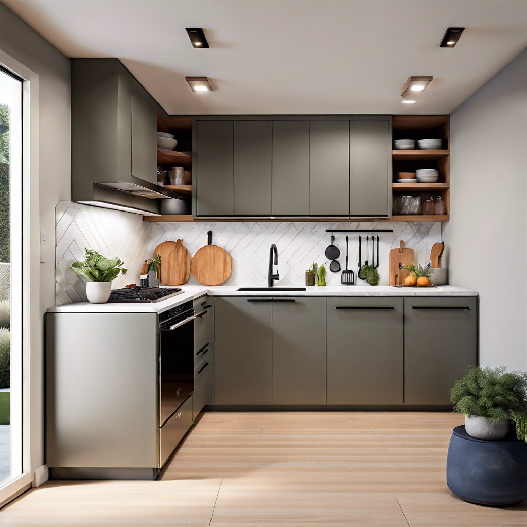 2 install a compact european inspired kitchenette