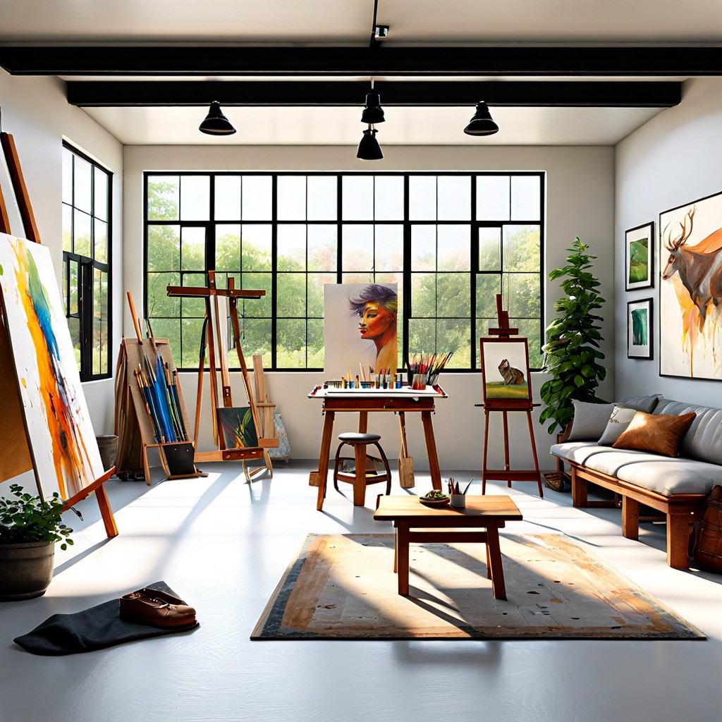 29 design an art studio with natural light