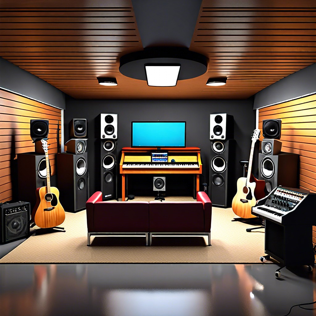 33 set up a music recording space