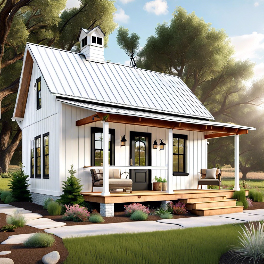 3br2ba farmhouse style with a porch