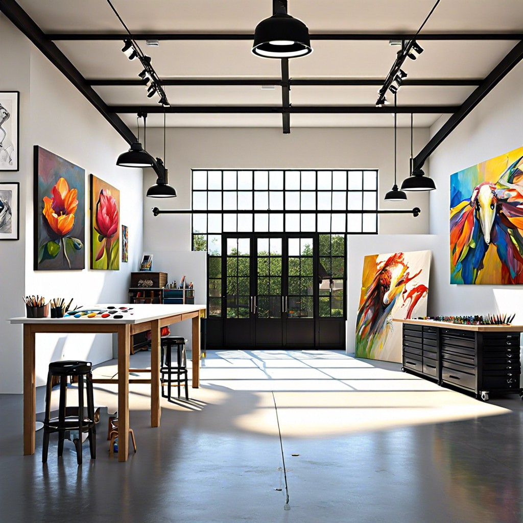 art studio and gallery space