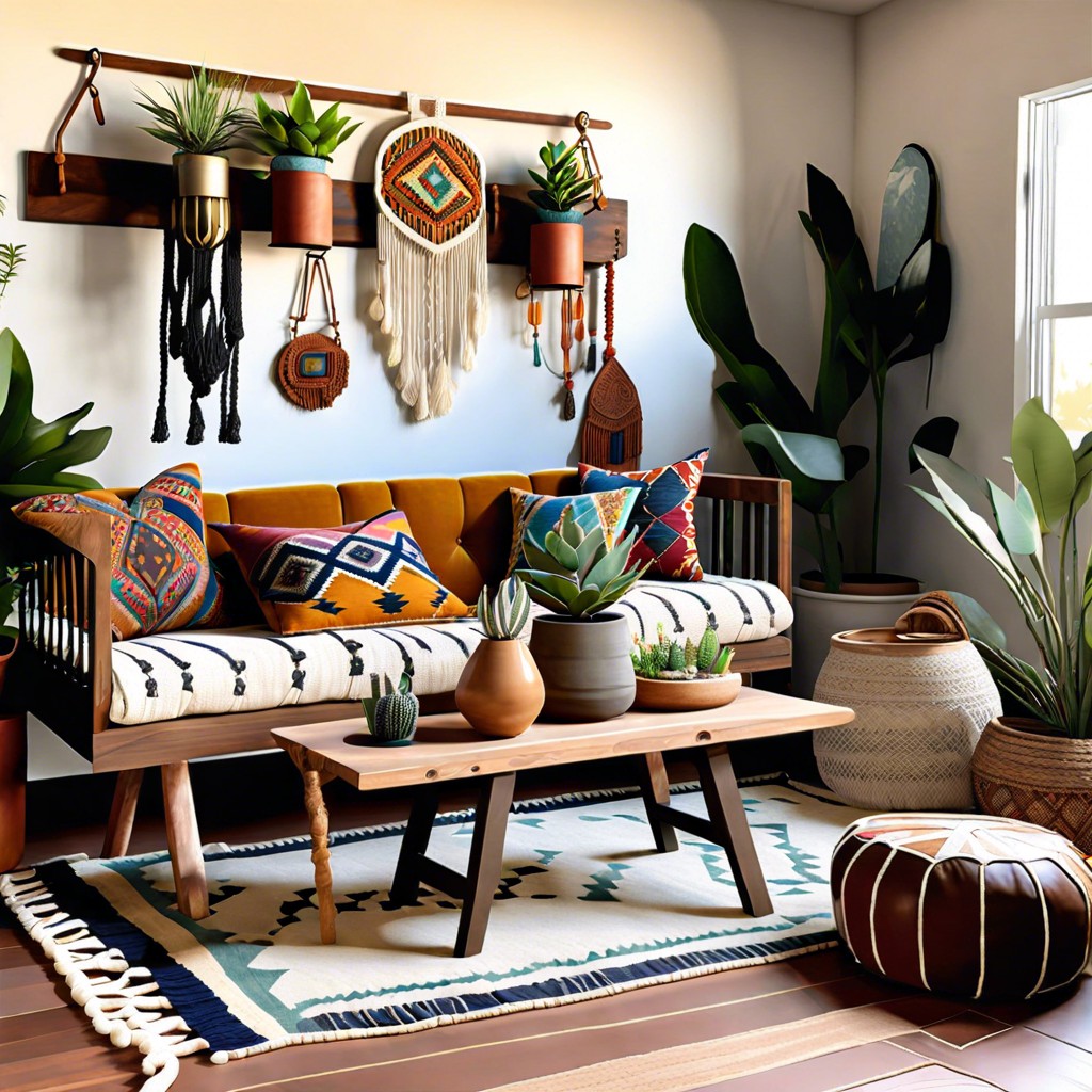 bohemian chic adu with handcrafted details