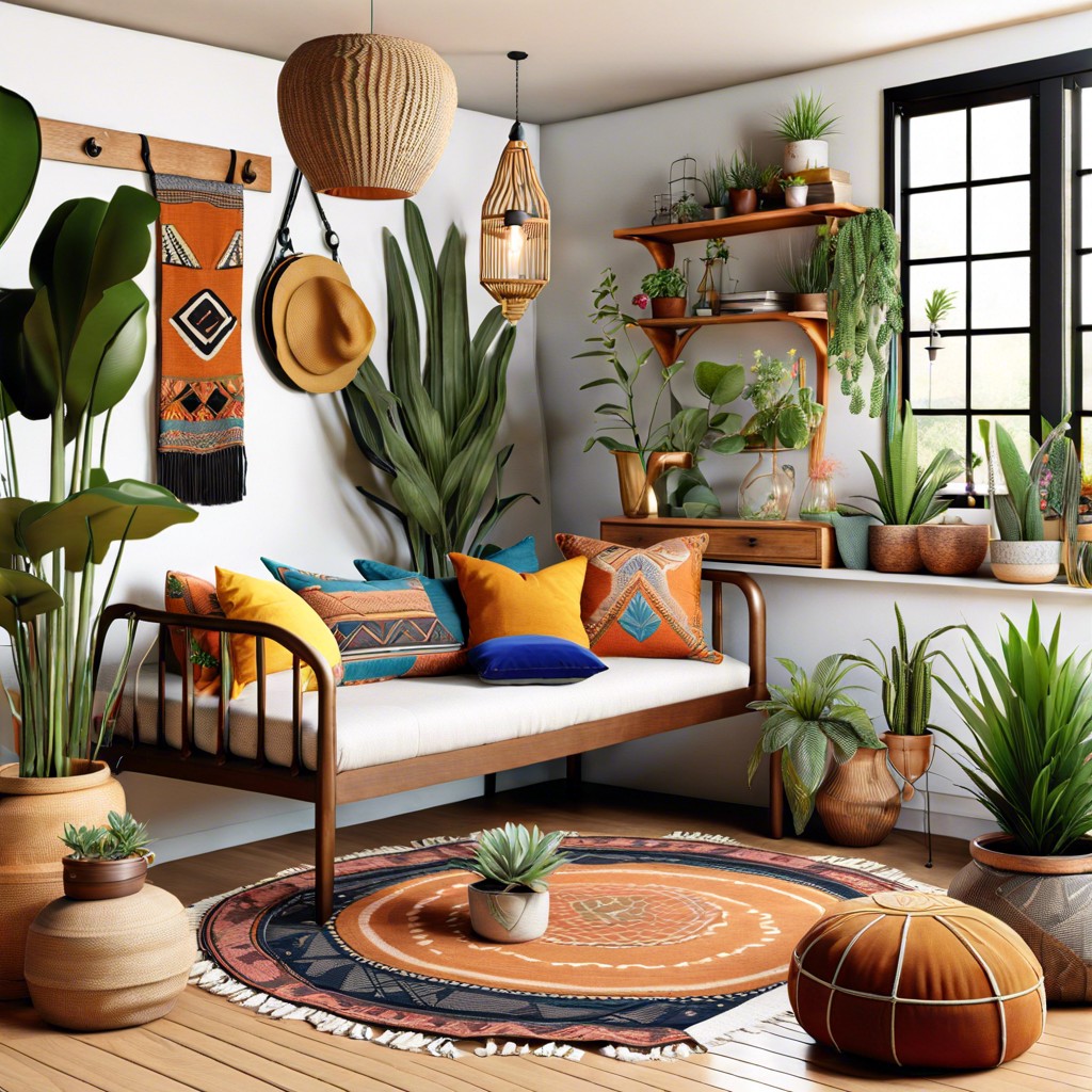 bohemian inspired designs for creative spaces