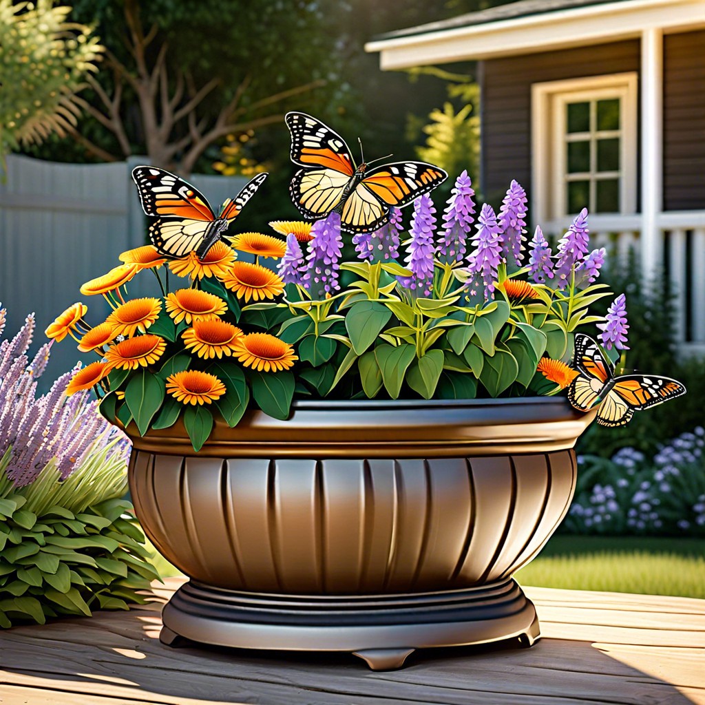 butterfly attracting planters