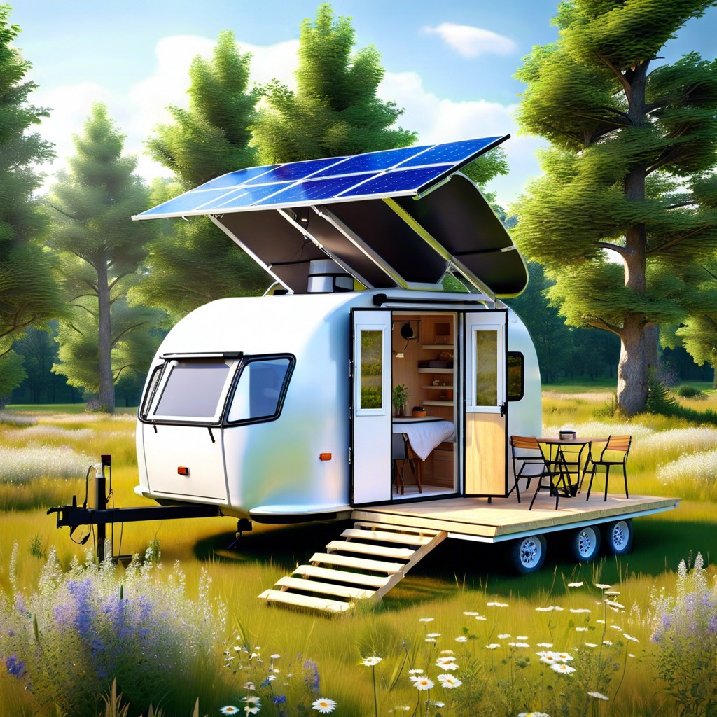 collapsible caravan homesteads for nomadic lifestyles