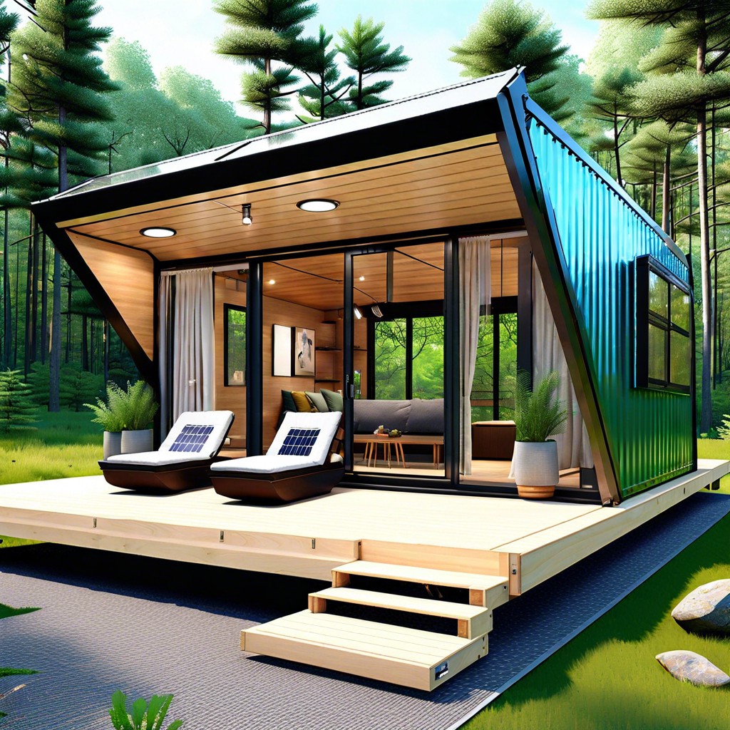 collapsible container vacation homes