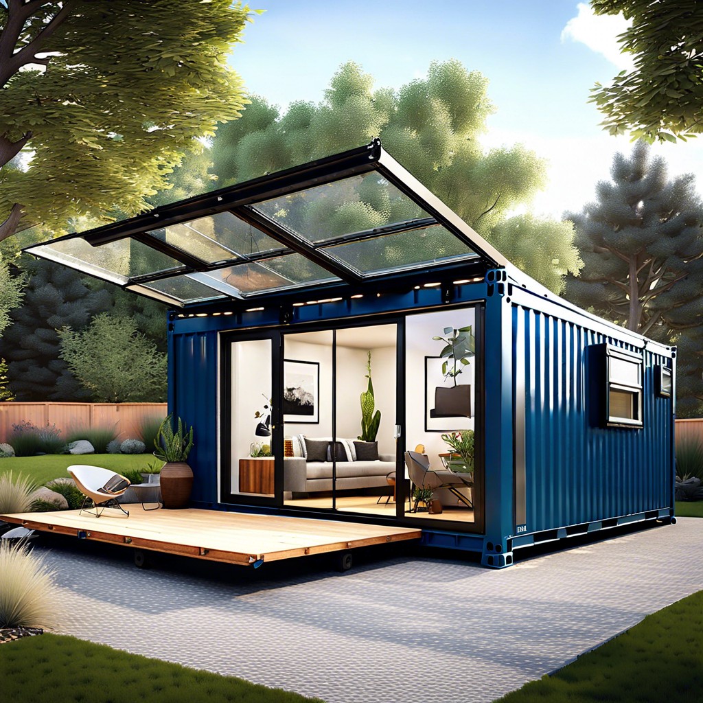 container chic shipping container adu transformations
