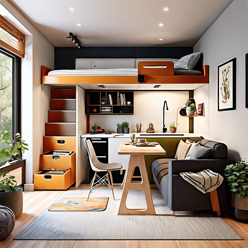 convertible loft multipurpose furniture ideas