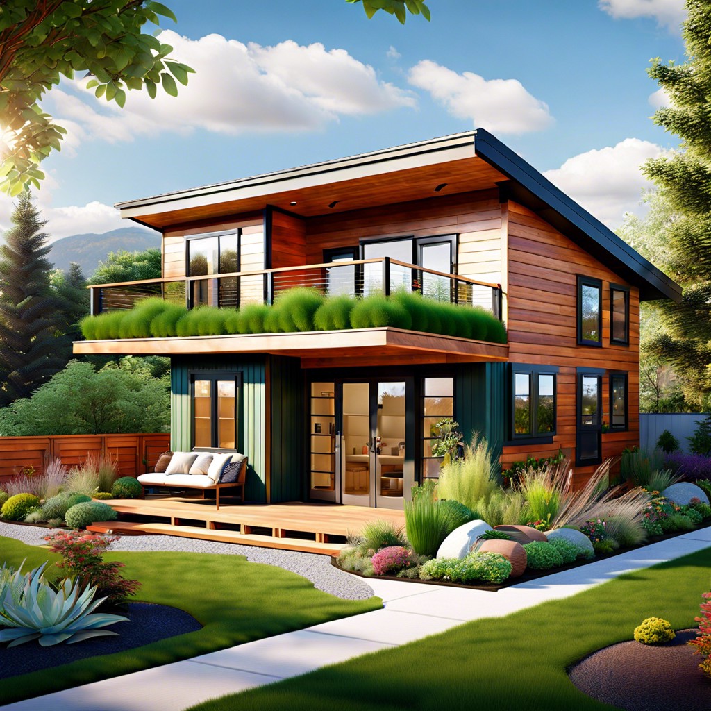 eco friendly green roof adu