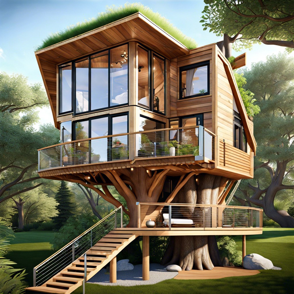 eco luxe treehouse adu