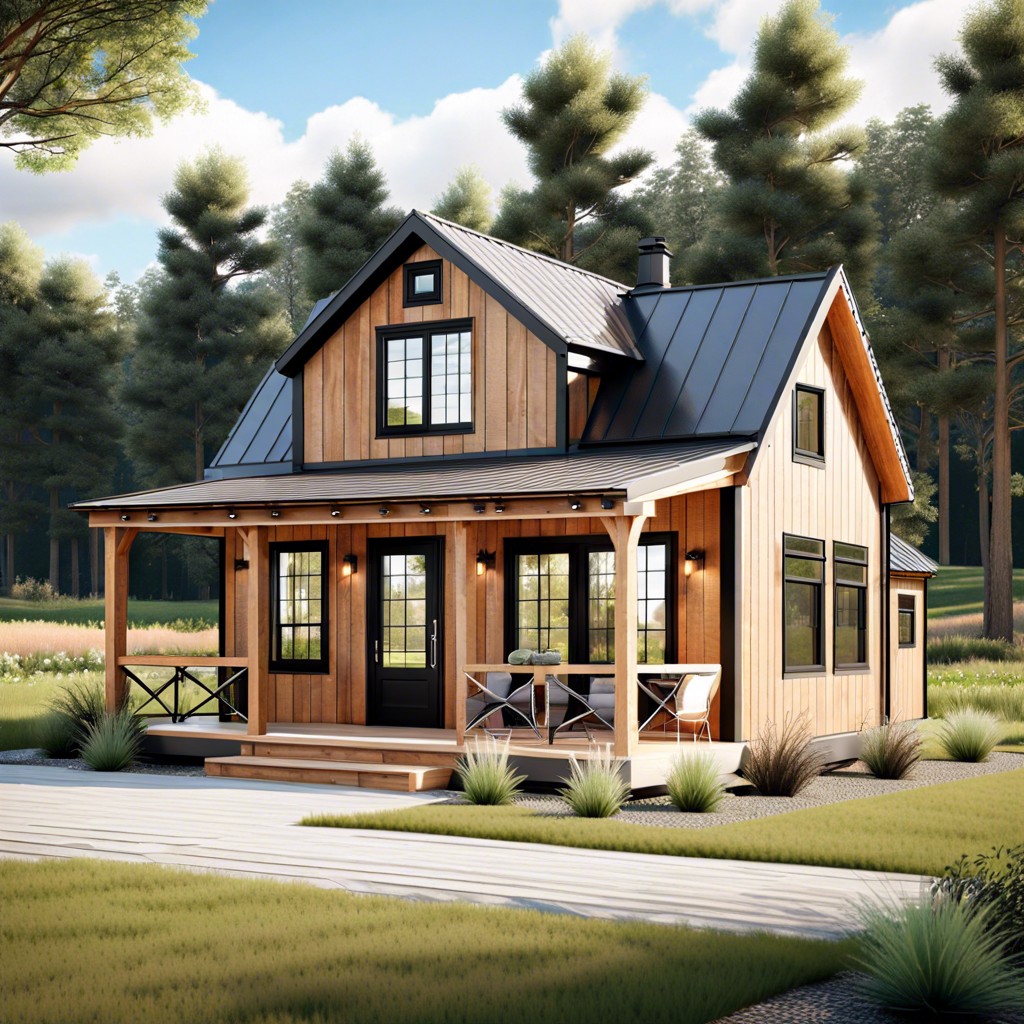 farmhouse adu with an expandable modular design