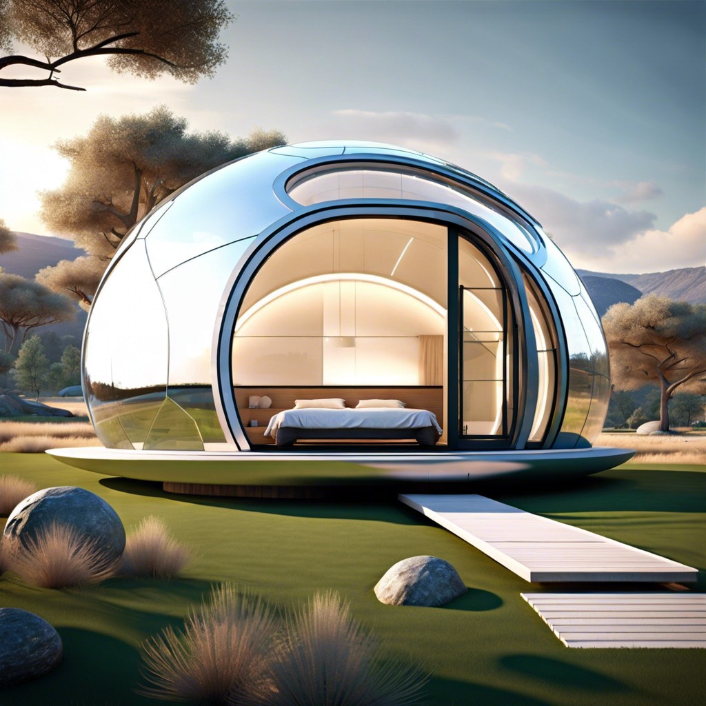 futuristic orb abode