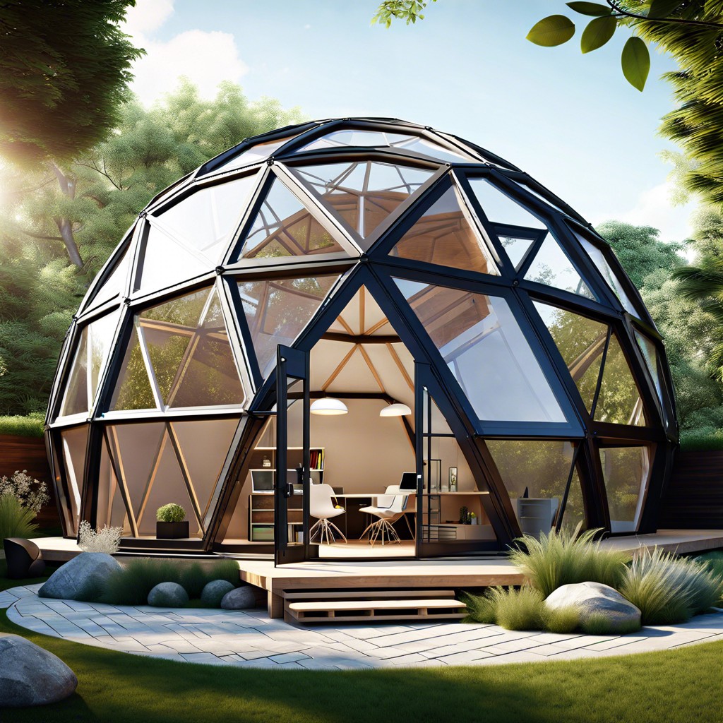 geodesic dome as creative workspace