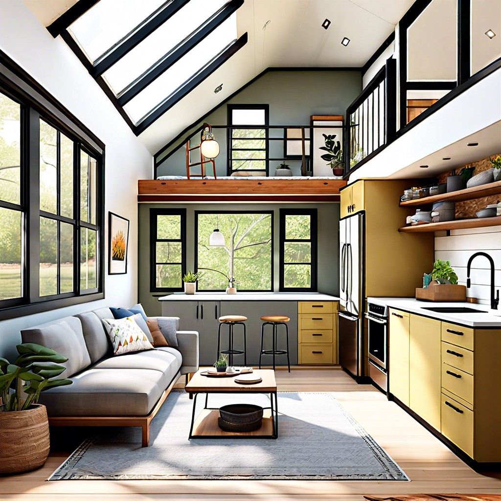 lofted living spaces