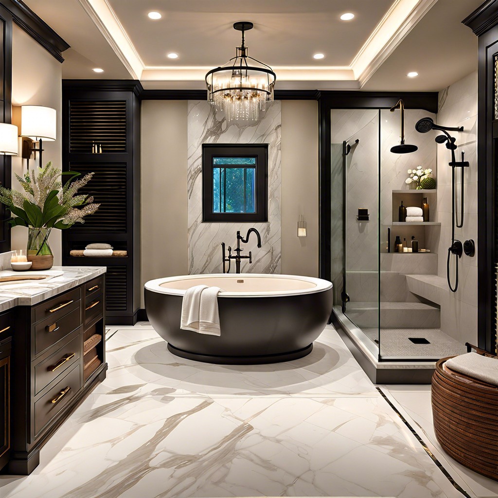 luxurious in law suites with spa bathrooms
