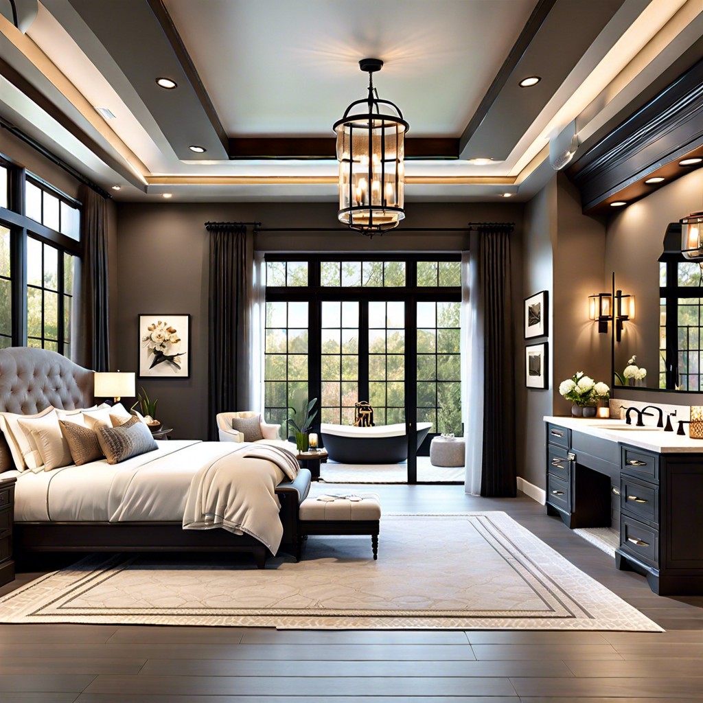 luxurious master suite retreat