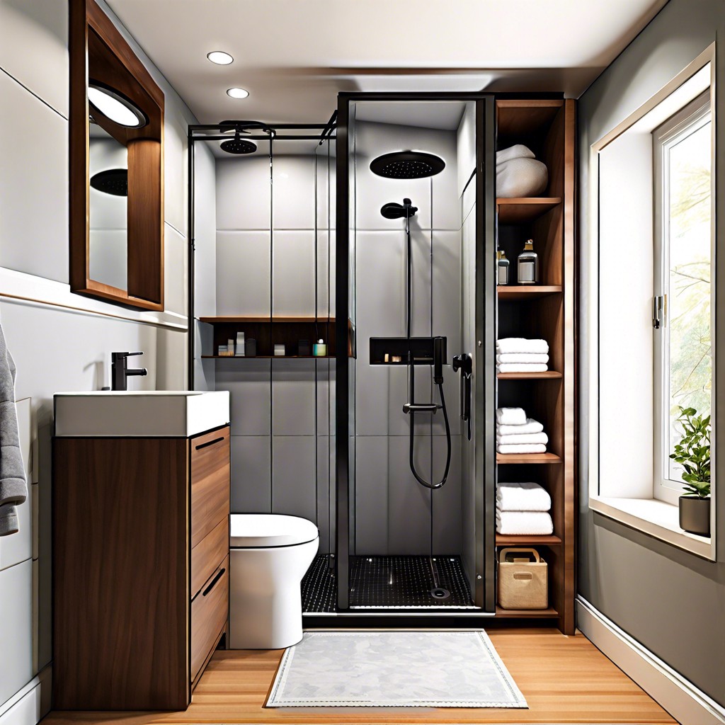 maximizing vertical space in adu bathroom designs