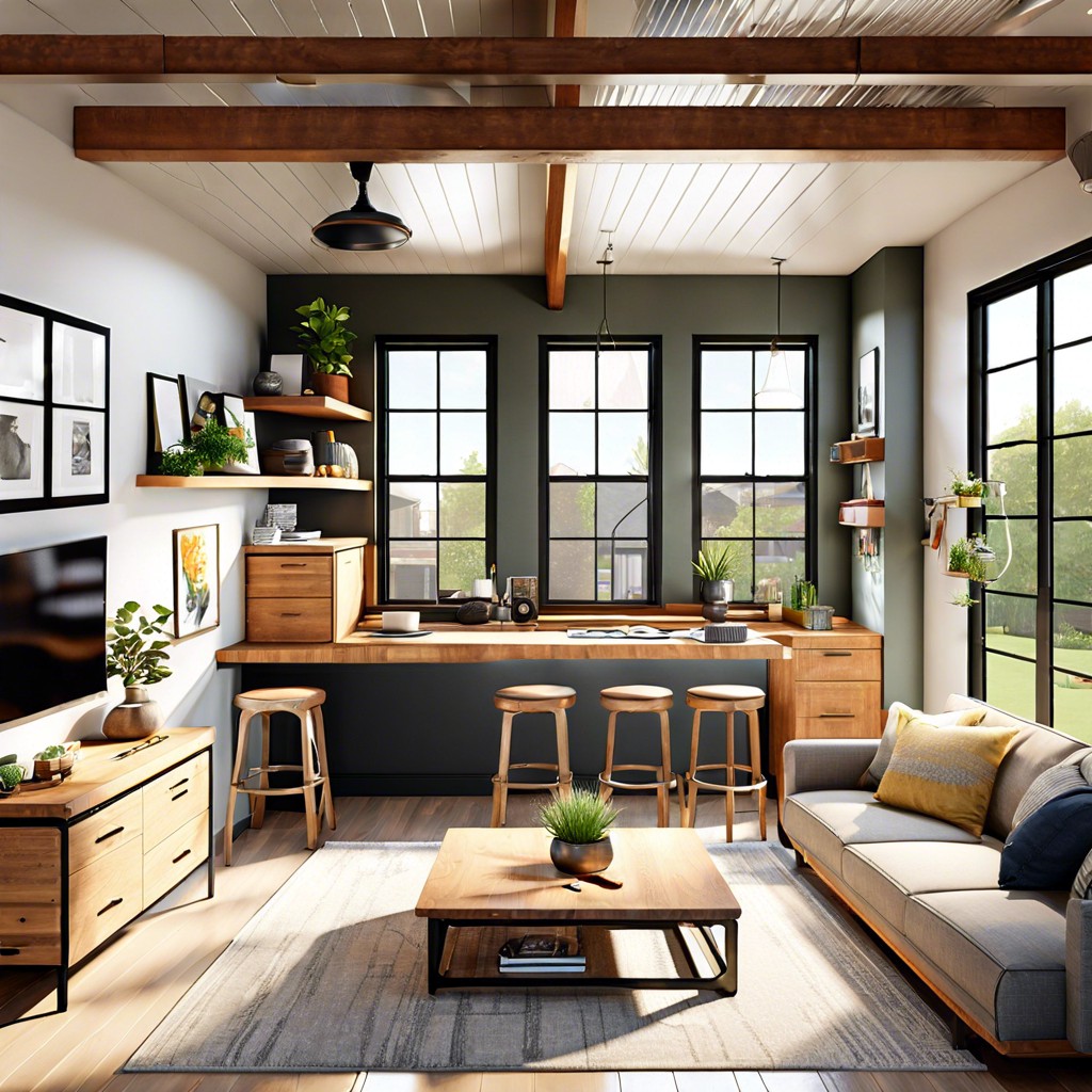 mixed use loft space for added functionality