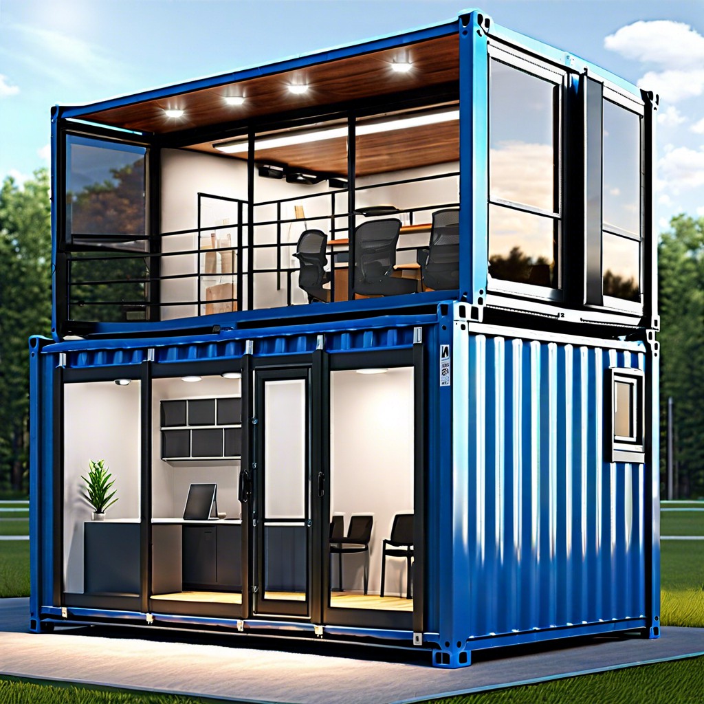mobile business offices from containers