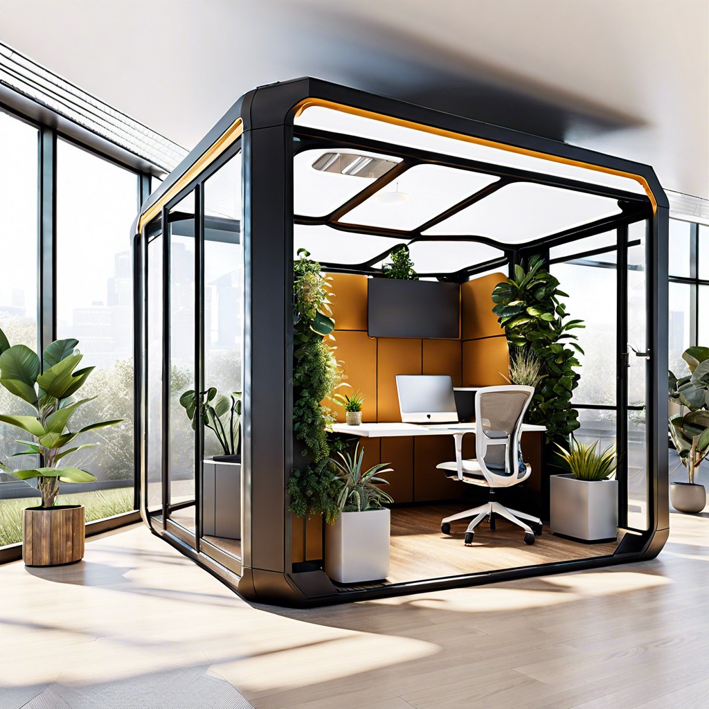 modular office hive for collaborative spaces