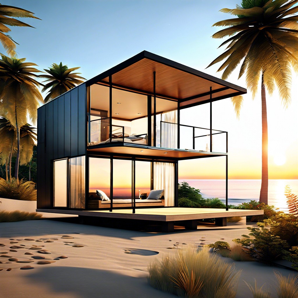 oceanfront compact bungalow