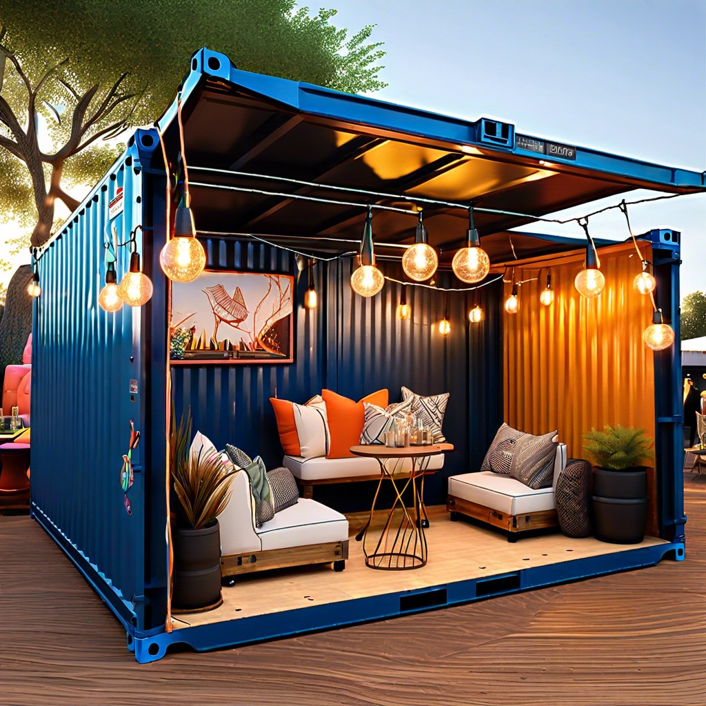 pop up container event spaces