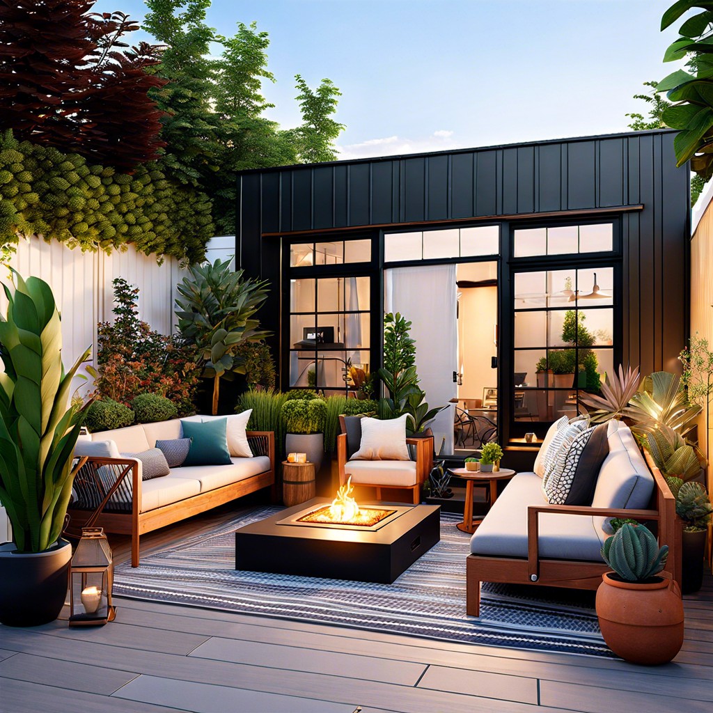 rooftop terrace adu for outdoor relaxation