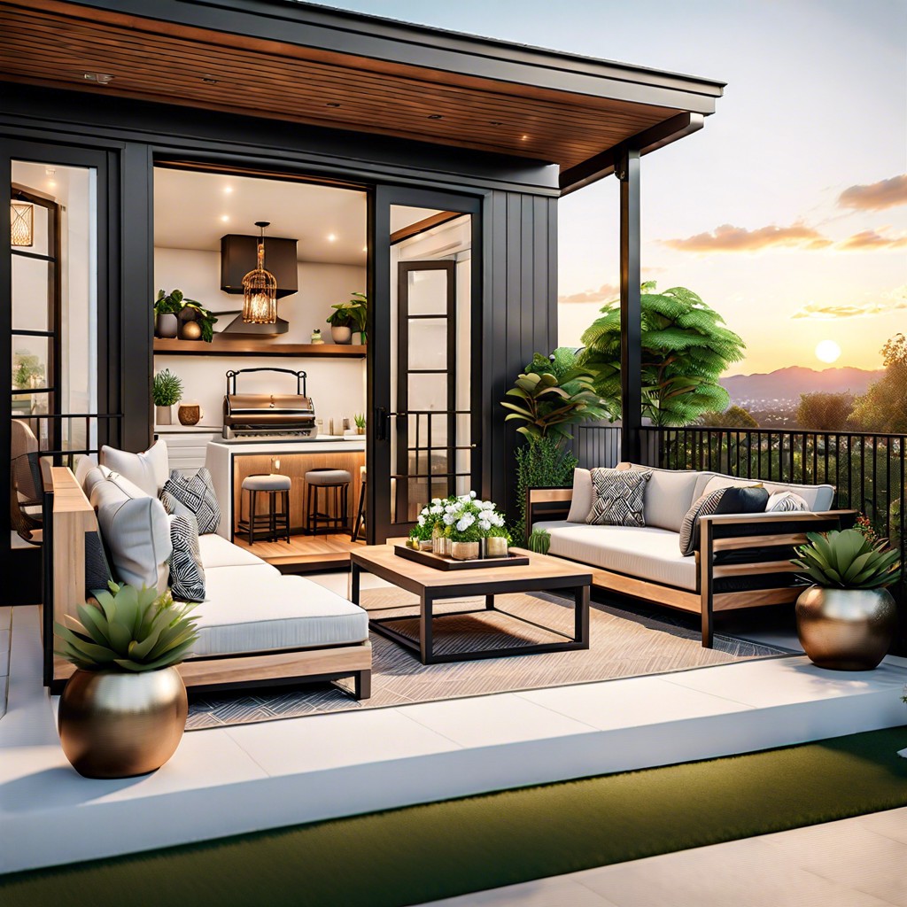 rooftop terrace mini mansion