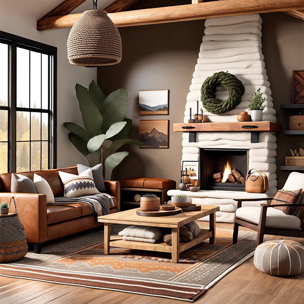 rustic retreat wood finishes and cozy textiles for a cabin style accessory dwelling