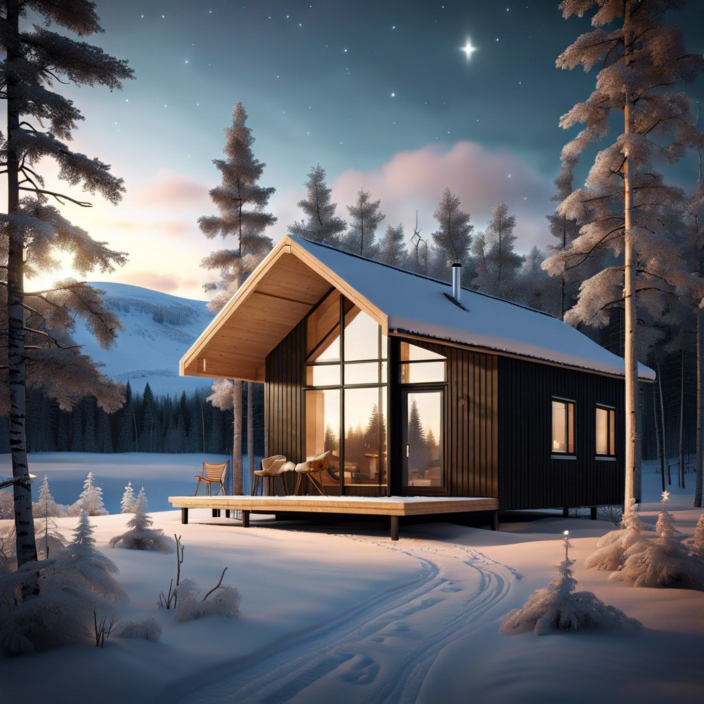 scandinavian minimalist cabin