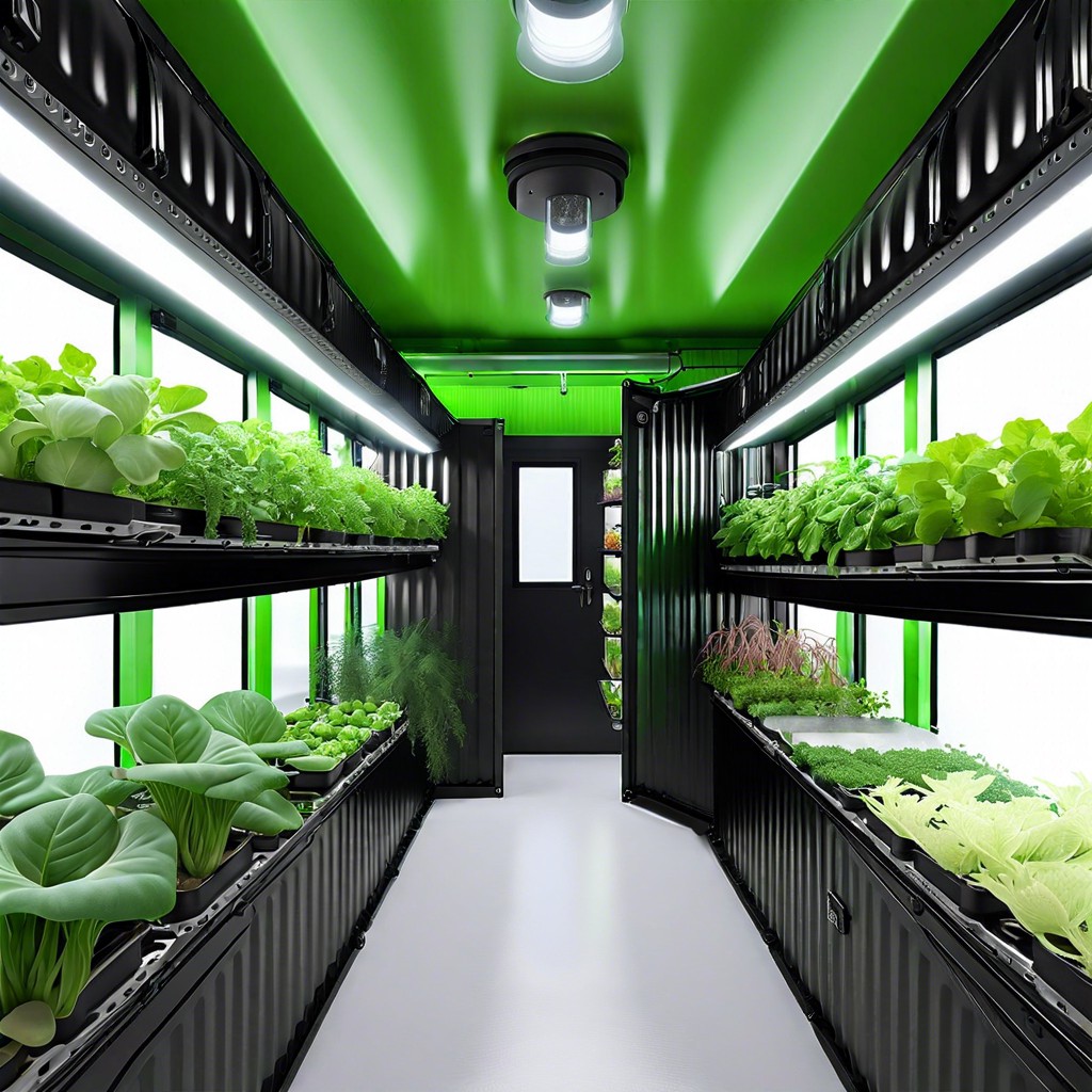 self sufficient container farms
