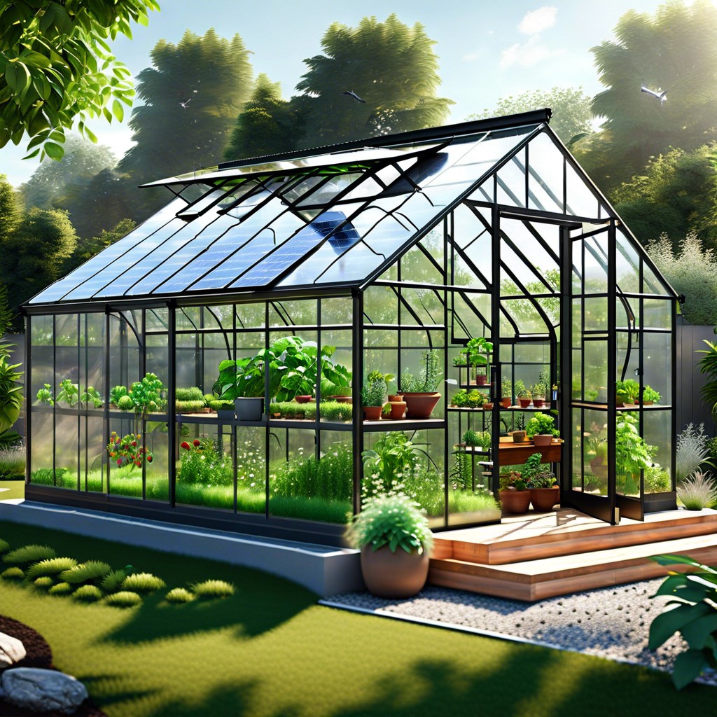 self sustaining greenhouse