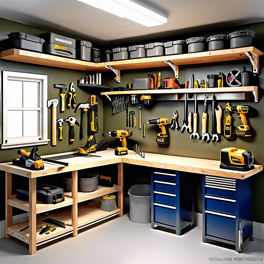 set up a compact woodworking or metalworking shop