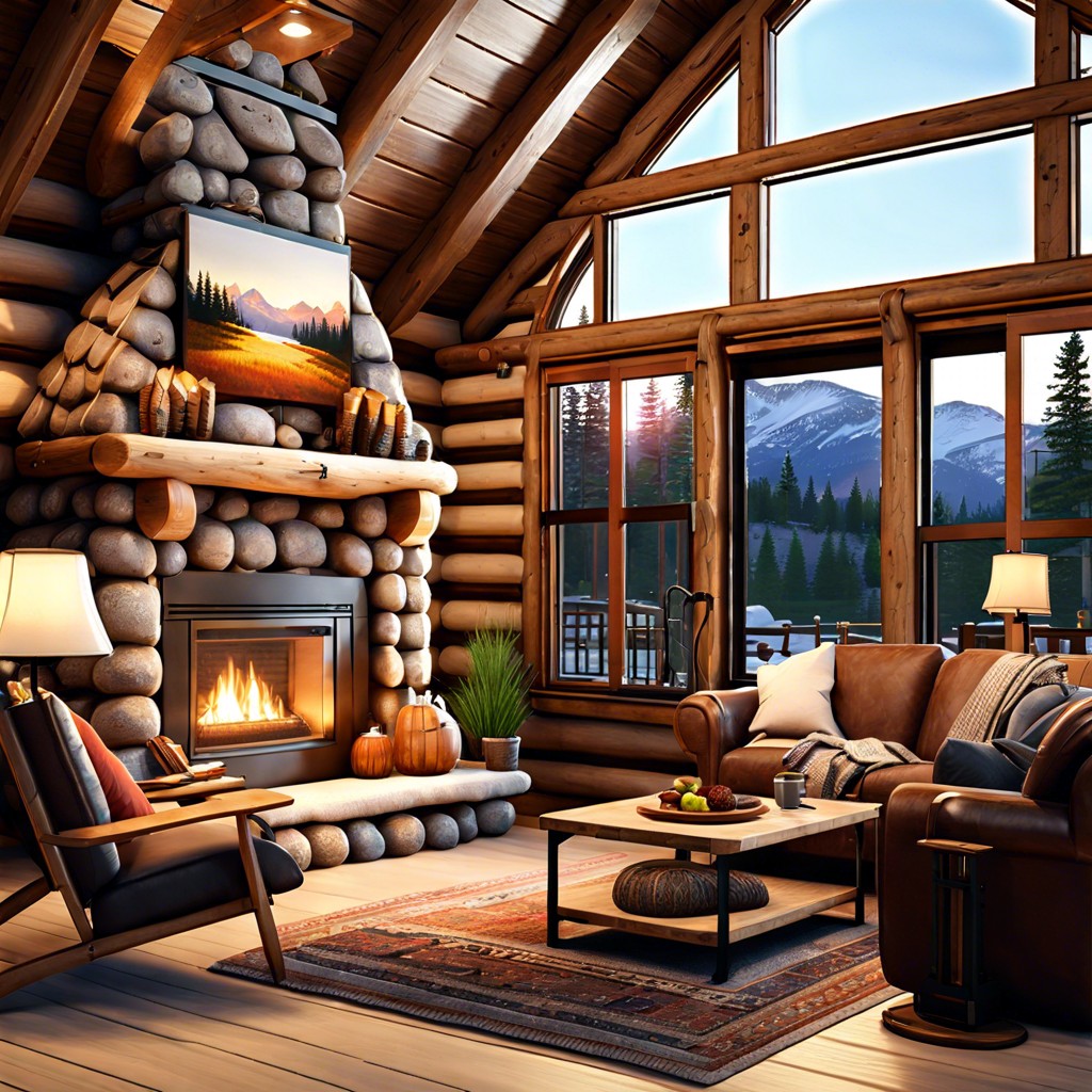 smart log cabin adu with integrated home automation