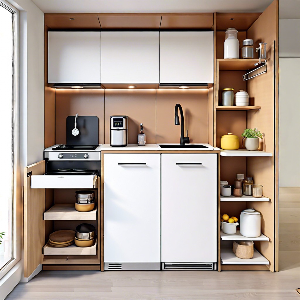 space saving jadu kitchens compact and functional
