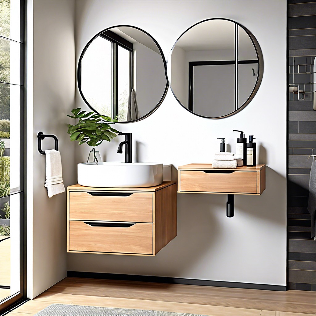 space saving vanity solutions for adu bathrooms