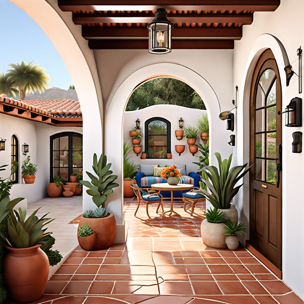 spanish adu with indooroutdoor flow and patio