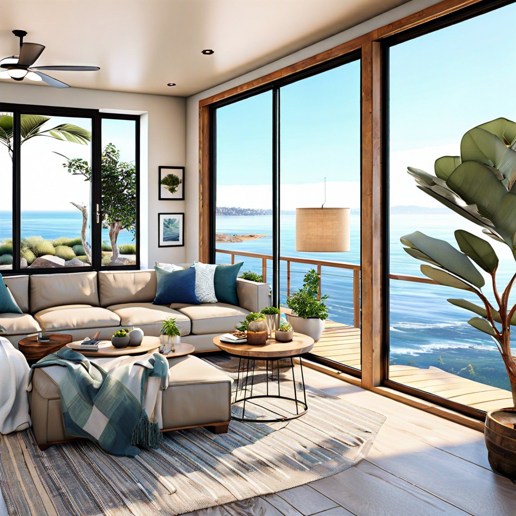 tiny coastal retreat with panoramic windows