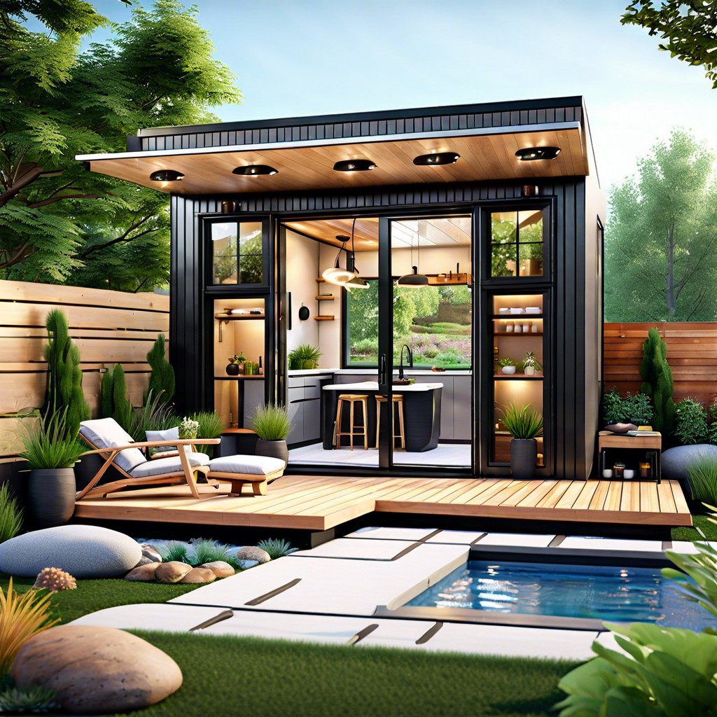 tiny home oasis micro living with luxe amenities