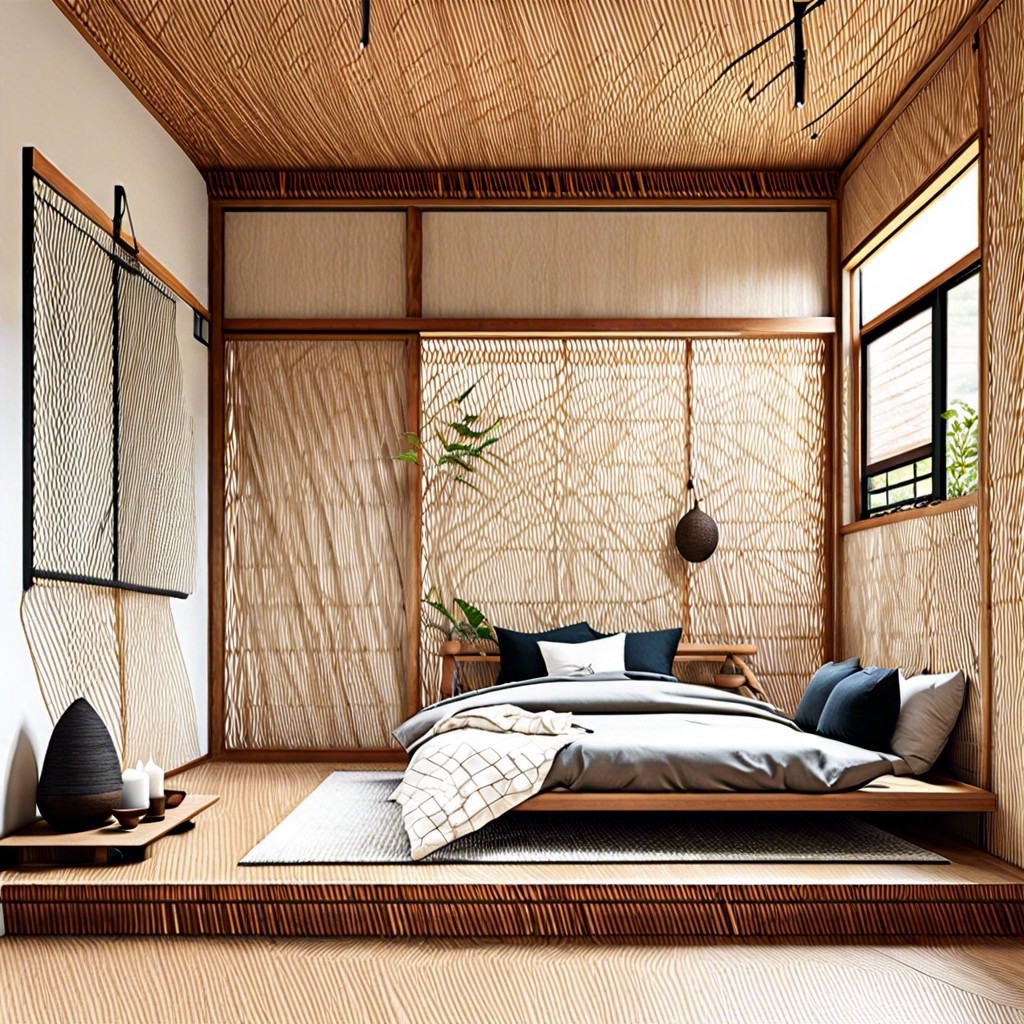 two bedroom zen retreat with meditation alcove
