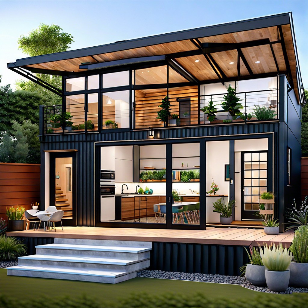 urban retreat rooftop garden and foldaway walls for an indoor outdoor vibe