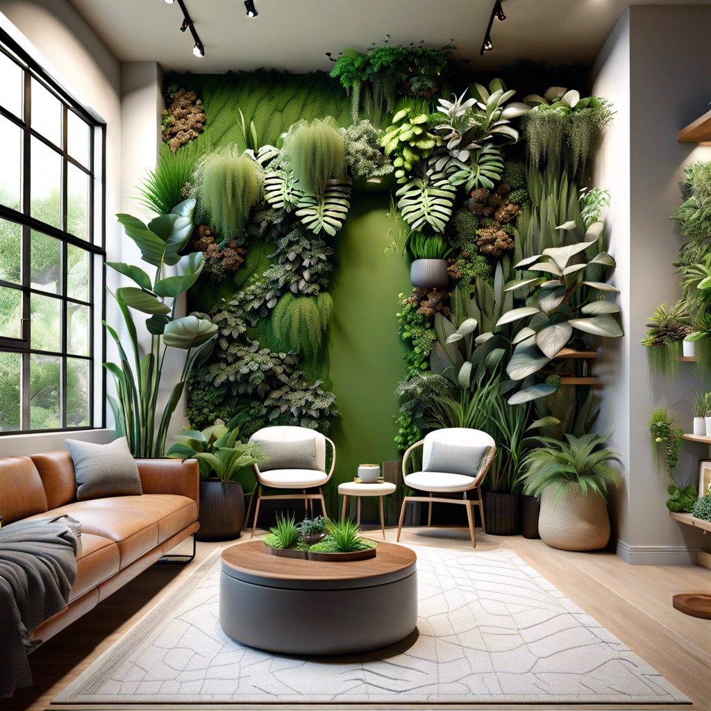 vertical gardens green living wall in adu design