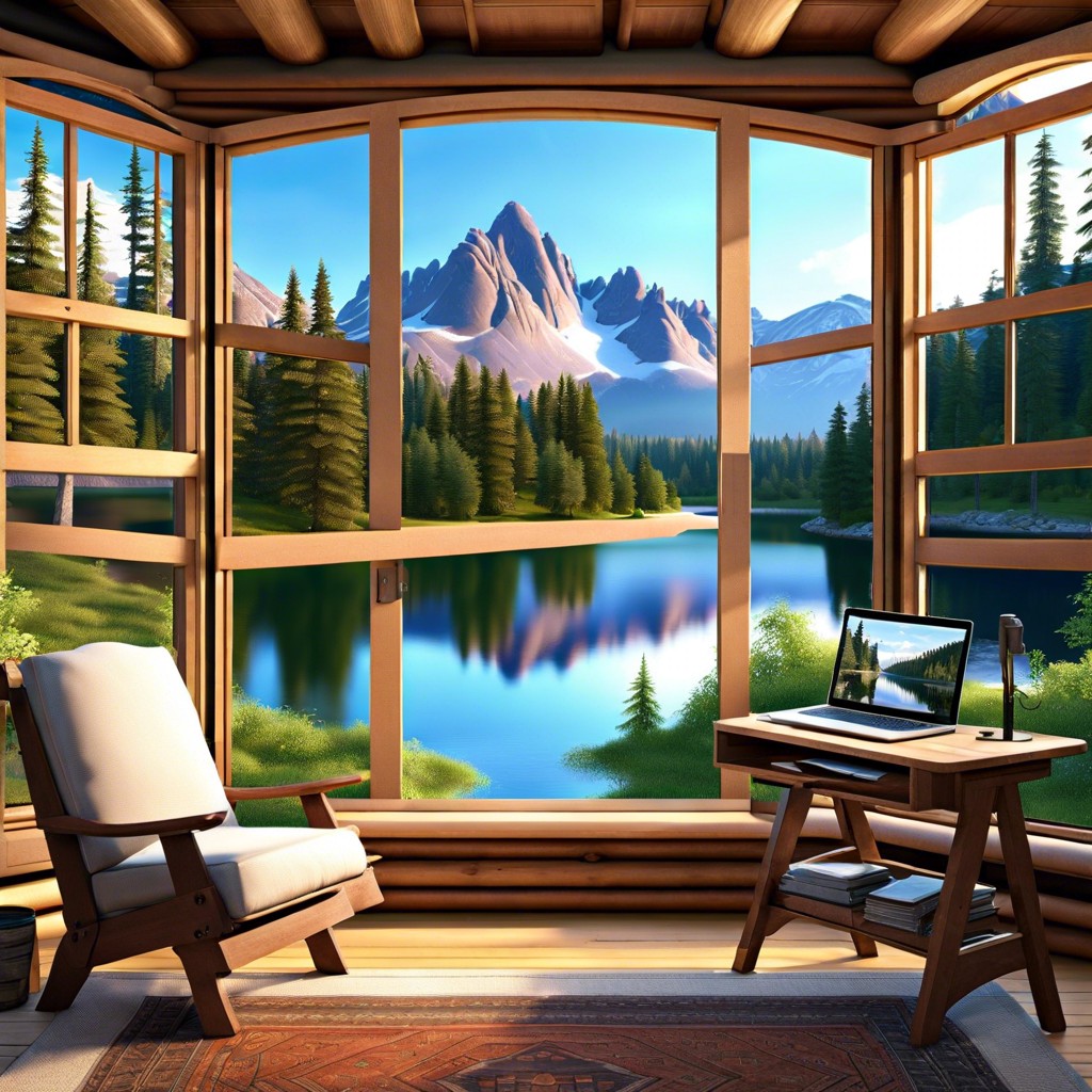writers retreat cabin