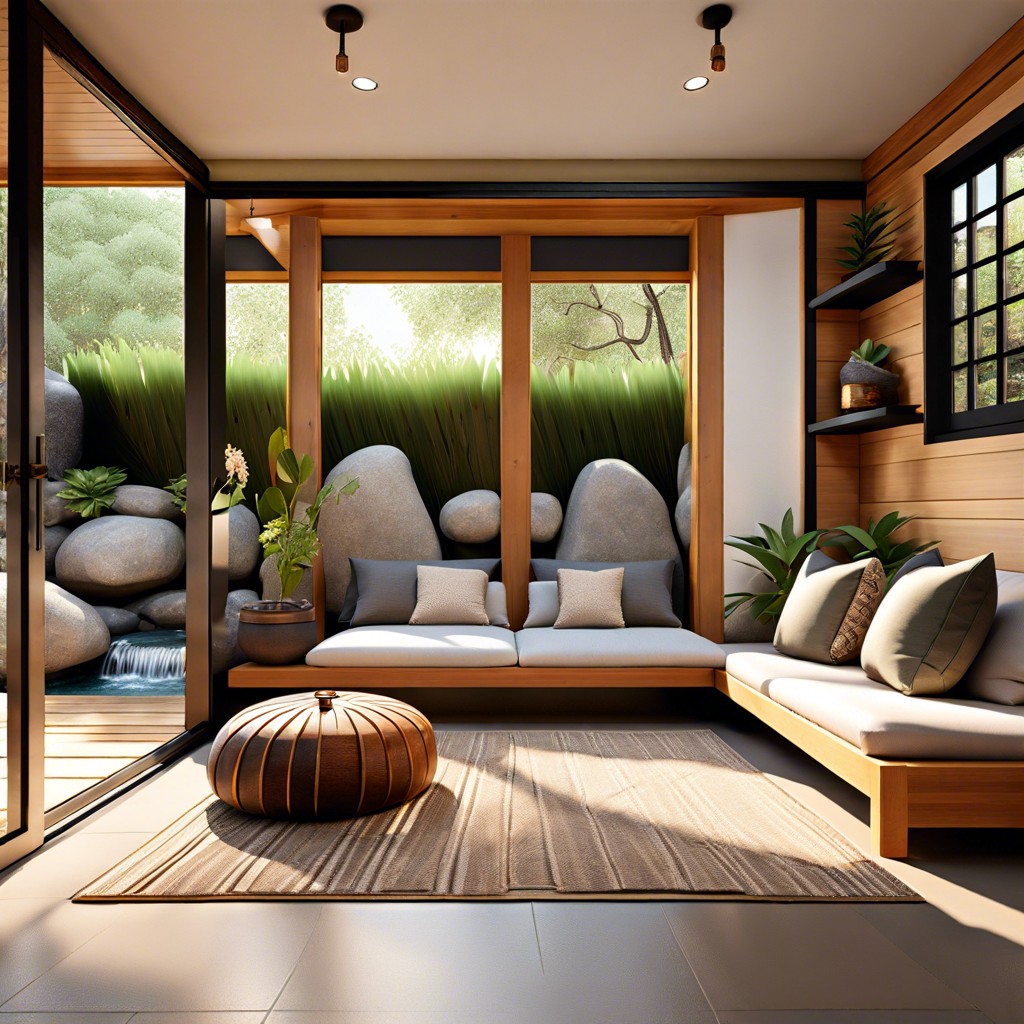 zen den incorporate elements of nature meditation nook for a peaceful sanctuary
