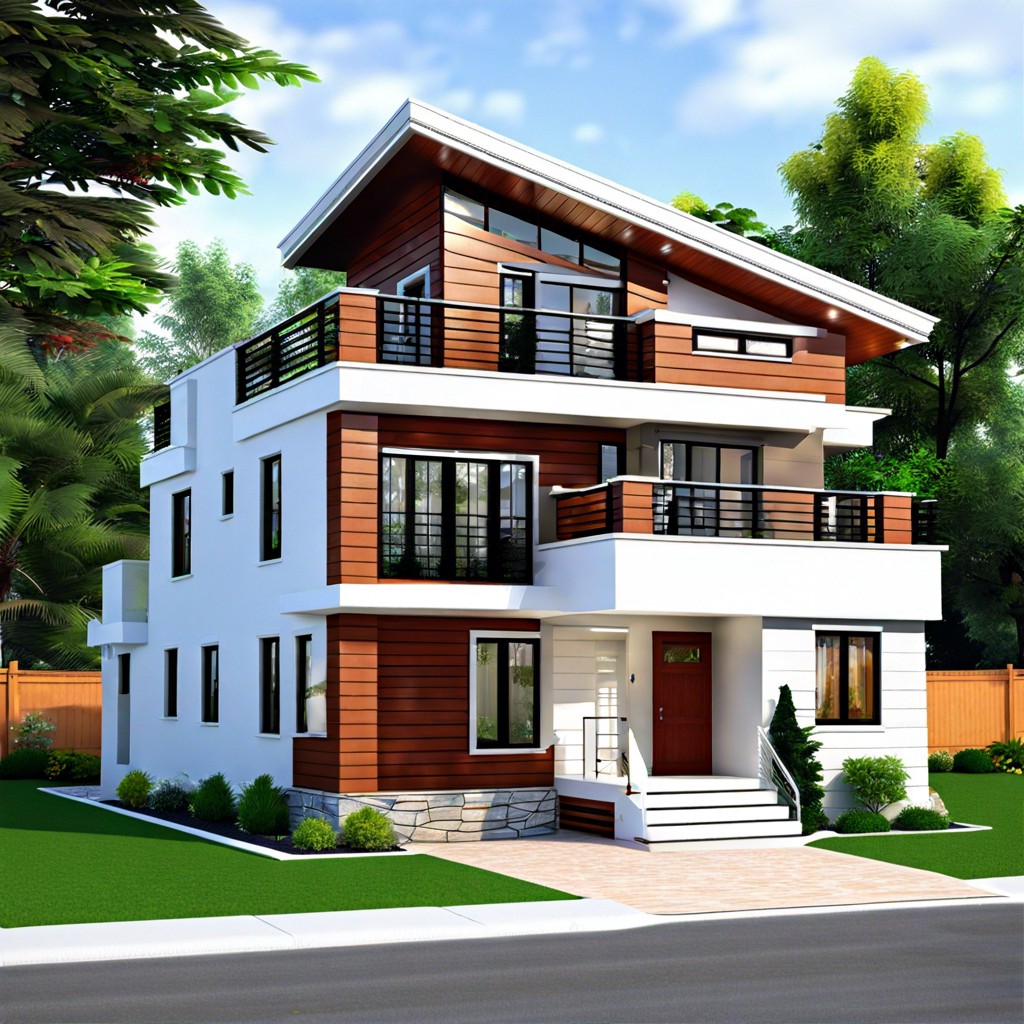 a 1200 sq ft 2 story house design is a compact and efficient layout featuring two levels of living