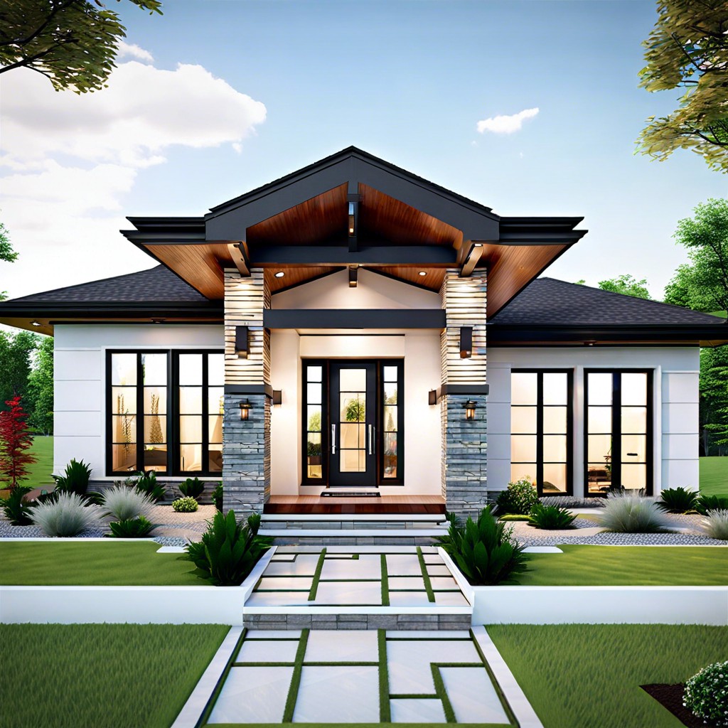 a 4000 sq ft single story house design is a spacious one level home layout that provides ample